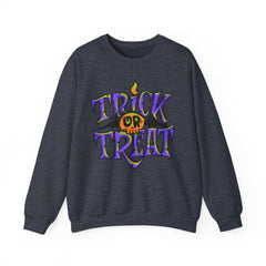 Halloween 'Trick or Treat' Crewneck Sweatshirt — Retro Candy Graphic