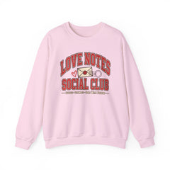 Love Notes Social Club Sweatshirt — Retro Valentine Crewneck