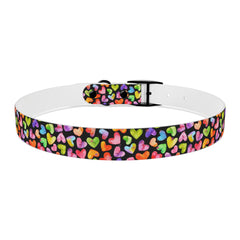 Dog Collar- Rainbow Hearts