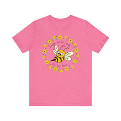 "She Bee Fierce" Unisex Jersey Short Sleeve Tee - Inspirational Bee Art Shirt
