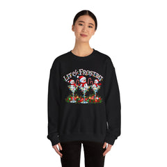 Lit & Frostbit Design | Festive Christmas Martinis, Winter Parties, Snowman Apparel, Christmas Party Sweatshirt