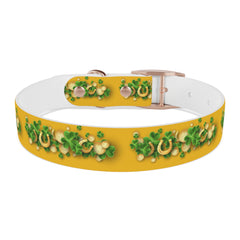 Gold Dog Collar - St Patrick's Day Horseshoe & Coin Design