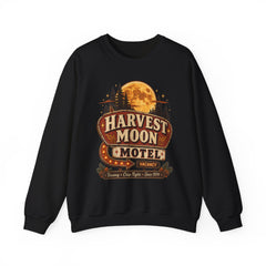 Harvest Moon Motel Sweatshirt — Vintage Autumn Cabin Pullover- Southern Heritage