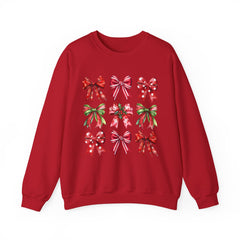 Christmas Red Bow Sweatshirt