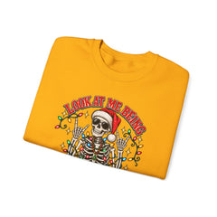 Christmas Skeleton Unisex Sweatshirt - Rude Humor - Party Sweatshirt- Holiday Humor
