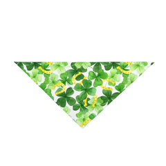 St. Patrick's Day Pet Bandana - Clover & Horseshoes