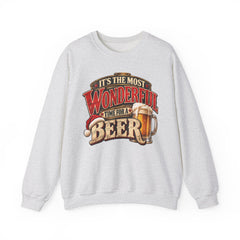 It’s the Most Wonderful Time for a Beer Crewneck Sweatshirt - Christmas