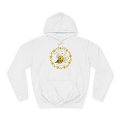 Though she’d be small, she be fierce –Bee-Inspired Unisex College Hoodie |