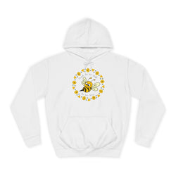 Though she’d be small, she be fierce –Bee-Inspired Unisex College Hoodie |