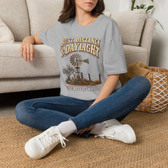 Dust, Distance & Daylight T-Shirt — Vintage Windmill Graphic Tee for Outdoor Lovers- Southern Heritage