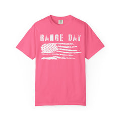 Range Day - FADED PRINT - T-shirt - Military Branches, Right to Bear Arms, American Flag