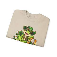 Hoppy Go Lucky Frog St. Patrick’s  Day Sweatshirt