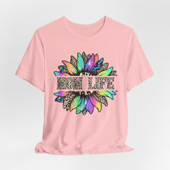 Sunflower Leopard Mom Tee