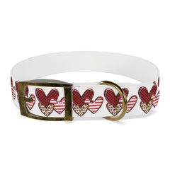 Dog Collar- Rustic Hearts