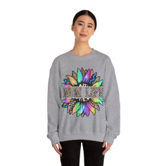 “Mom Life” Vintage Cool Life Flower Crewneck Sweatshirt
