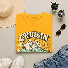 Cruisin' With My Boos T-Shirt — Cute Retro Ghosts Driving Graphic Halloween BP