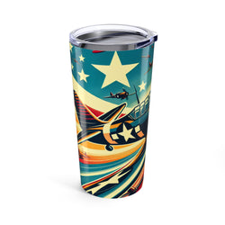 WWII Pop Art inspired Air Force (Sept. 18, 1947) Tumbler 20oz