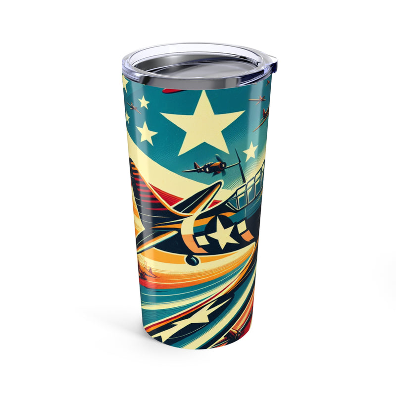 WWII Pop Art inspired Air Force (Sept. 18, 1947) Tumbler 20oz