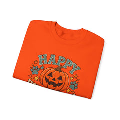 Halloween Crewneck Sweatshirt — "Happy Howl-oween" Pumpkin Graphic - Southern Heritage