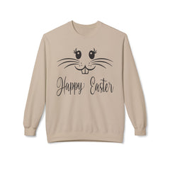 Happy Easter Unisex Fleece Crewneck Sweatshirt