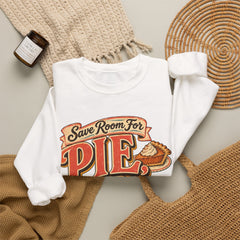 Crewneck Sweatshirt — “Save Room for Pie, Darlin’” Retro Thanksgiving Pullover