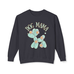 Dog Mama Crewneck Sweatshirt by Comfort Colors - Cozy Gift for Pet Lovers