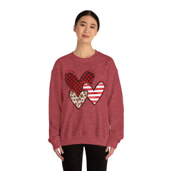 Country Hearts Valentine's Day Sweatshirt