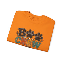 Dog Crew Sweatshirt – "B Crew" Paw Print Graphic Crewneck