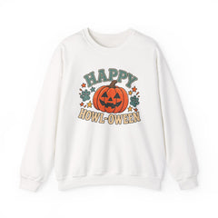 Halloween Crewneck Sweatshirt — "Happy Howl-oween" Pumpkin Graphic - Southern Heritage