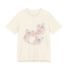 Butterfly Sparkle Tee — Pastel Crystal Butterflies Graphic T-Shirt