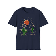 Desert Sunset T-Shirt — Cactus Mountain Graphic Tee