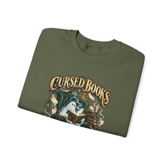 Cursed Books & Cozy Nooks Sweatshirt — Gothic Reading - Halloween BP