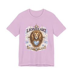 Lionheart T-Shirt — "Let Your Heart Lead" Lion Graphic Tee