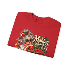 Christmas Cheer Sweatshirt — "Making My Own Christmas Cheer" Holiday Sweatshirt