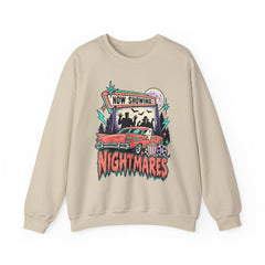 Nightmares Retro Movie Crewneck Sweatshirt- Halloween Vibes