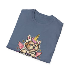 "If I Were a Unicorn I Would Stab You With My Horn" Funny Graphic Tee