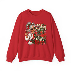 Christmas Cheer Sweatshirt — "Making My Own Christmas Cheer" Holiday Sweatshirt