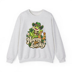 Hoppy Go Lucky Frog St. Patrick’s  Day Sweatshirt