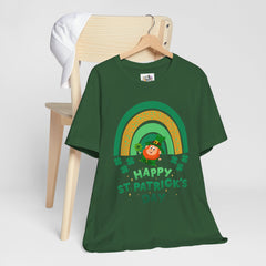 St. Patrick's Day Rainbow LeprechaunTee - Unisex Short Sleeve Shirt