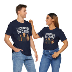 Funny Marriage License Unisex Te, License to carry