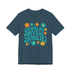 Jewelry Reveal Junkie Tee, Short Sleeve Shirt, Jewelry Lovers, Bella Canvas
