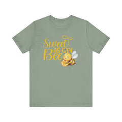 Sweet As Can Bee - Unisex Jersey Tee - Cute Bee Graphic T-Shirt