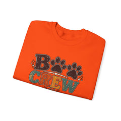 Dog Crew Sweatshirt – "B Crew" Paw Print Graphic Crewneck