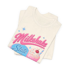 Milkshake State of Mind T-Shirt — Retro Diner Cherry Milkshake Tee