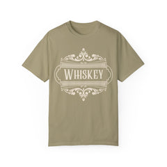 WHISKEY - Victorian label - T-shirt - Military Branches, Right to Bear Arms, American Flag