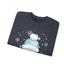 Winter Chill Sweatshirt - Cozy Unisex Crewneck with Snowy Design, Perfect for Holidays, Gifts, Snow Lovers, Warmth, Casual Style