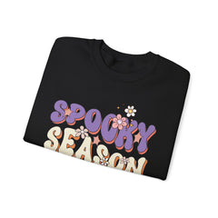 Spooky Season Crewneck Sweatshirt, Unisex Fall Apparel, Halloween Fashion, Cozy Sweatshirt, Autumn Gift Idea, Seasonal Clothing