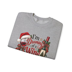 "I'm Dreaming of a Wine Christmas" Holiday Crewneck