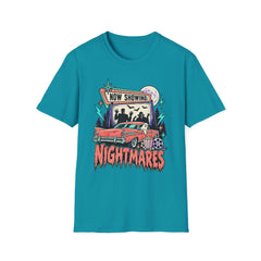 Nightmares Movie Poster T-Shirt — "Now Showing" Retro Drive-in Movie Horror BP Halloween