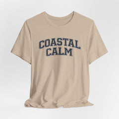 Coastal Calm Tee — Relaxed Beach Vibes Short Sleeve Shirt